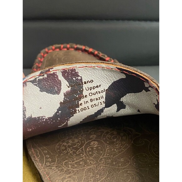 ROBERT GRAHAM Verrazano Sz 9 Brown SUEDE Paisley Driving Shoes Loafers Moccasins - Picture 8 of 8